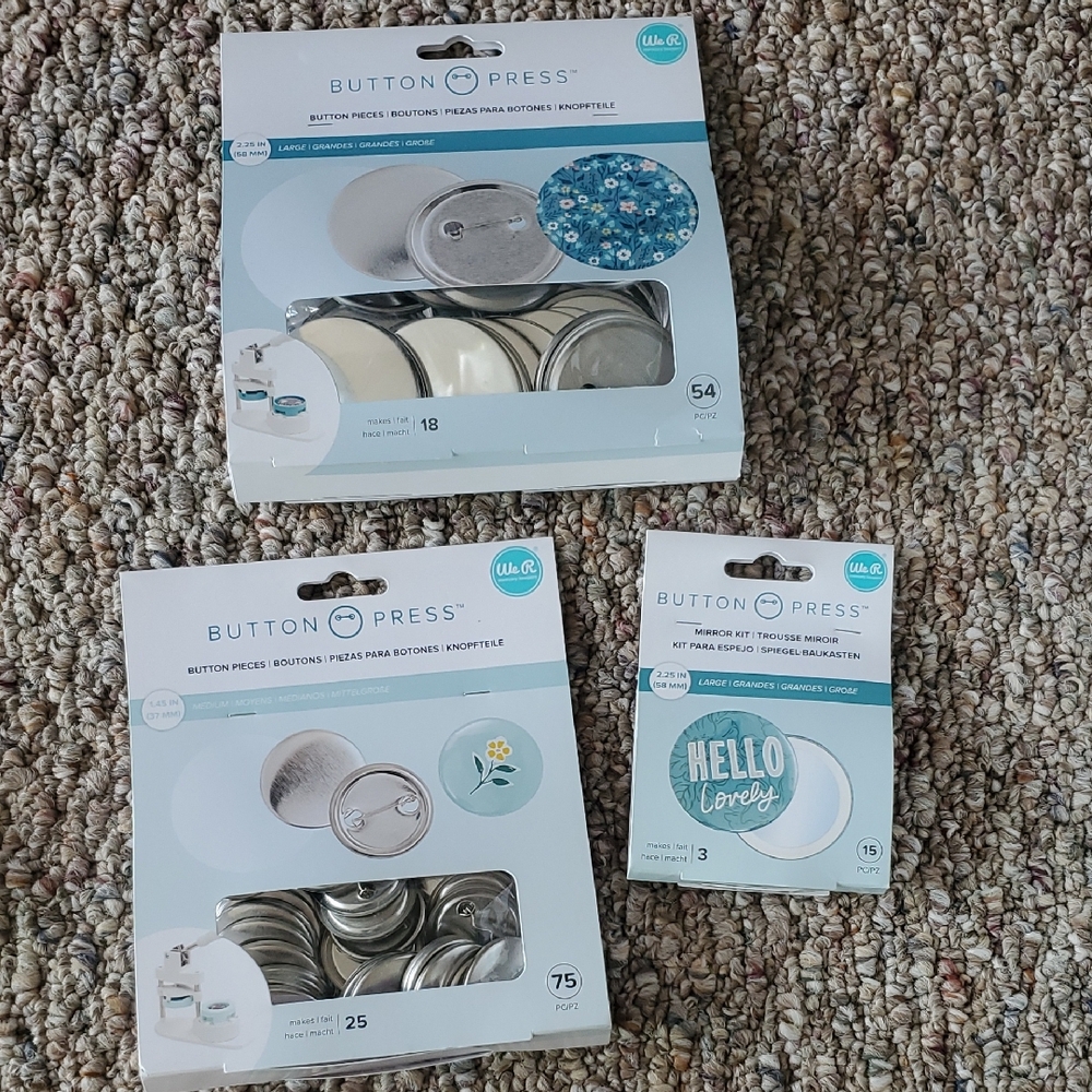 Button Press Lot - Large & Medium